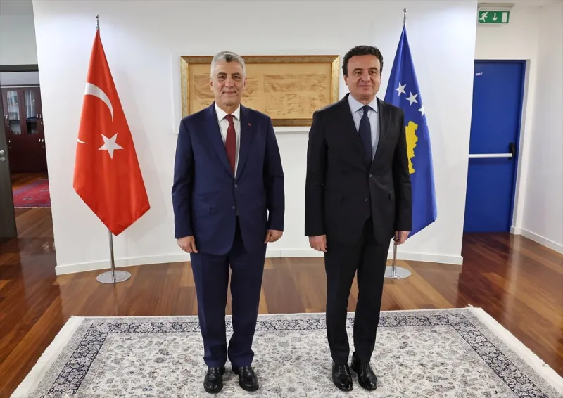 Ticaret Bakanı Bolat, Kosova Başbakanı Kurti ile görüştü