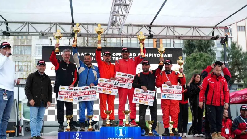 Trabzon'da Off-Road yarışlarında ödüller sahiplerini buldu