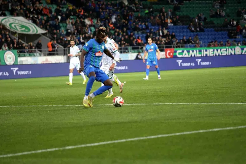 Trendyol Süper Lig: Çaykur Rizespor: 3 Konyaspor: 2 (Maç sonucu)
