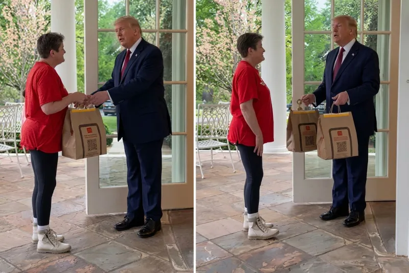 Trump’ın kapısına giden kurye neye uğradığını şaşırdı! O diyalog gündem oldu