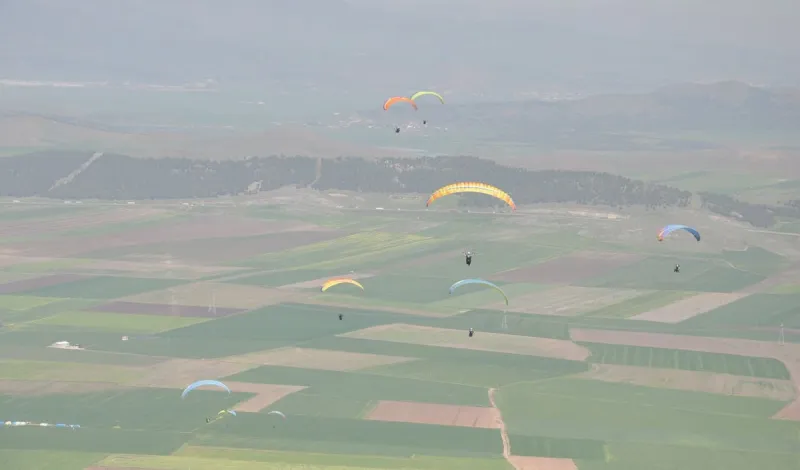Türkiye Yamaç Paraşütü Hedef Yarışması Gaziantep 2026 Başladı