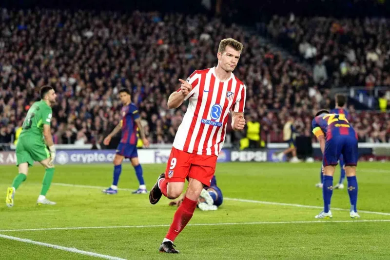 UEFA Şampiyonlar Ligi: Barcelona: 0 Atletico Madrid: 2