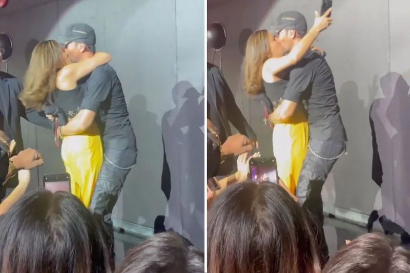 Ünlü Şarkıcı Enrique Iglesias'ın Konser Anı