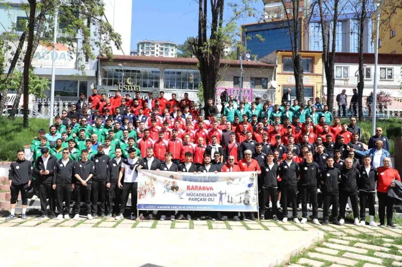 Yurt Lig heyecanı öncesi sporcular Karabük ve Safranbolu