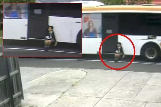 Otobüsün kapısına sıkışan 12 yaşındaki kız çocuğu böyle sürüklendi