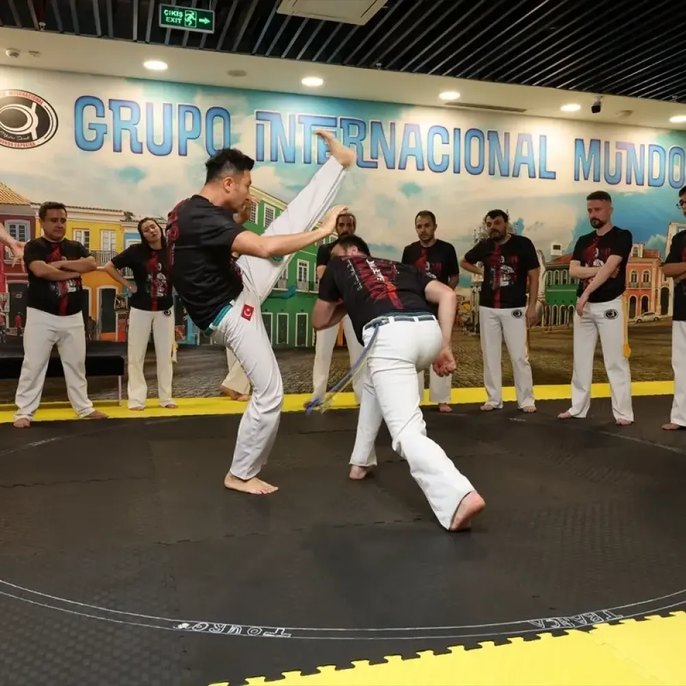 Samsun'da capoeira atölyesi düzenlendi