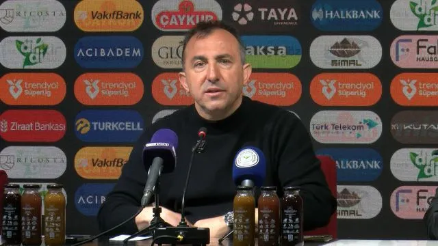 Samsunspor maçının ardından