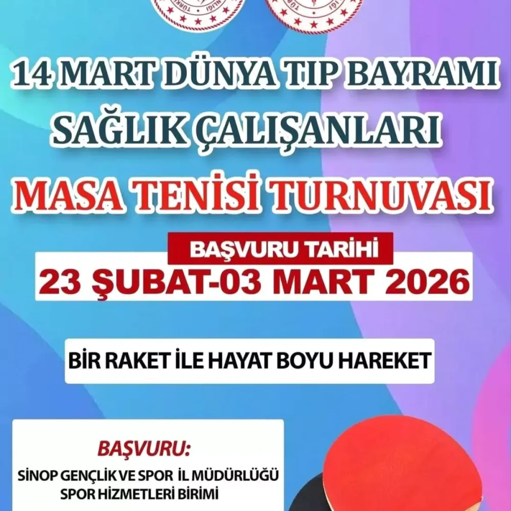 Sinop'ta sağlık çalışanları sporla buluşuyor