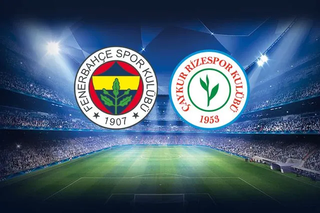 Süper Lig'de Fenerbahçe Çaykur Rizespor Maçı
