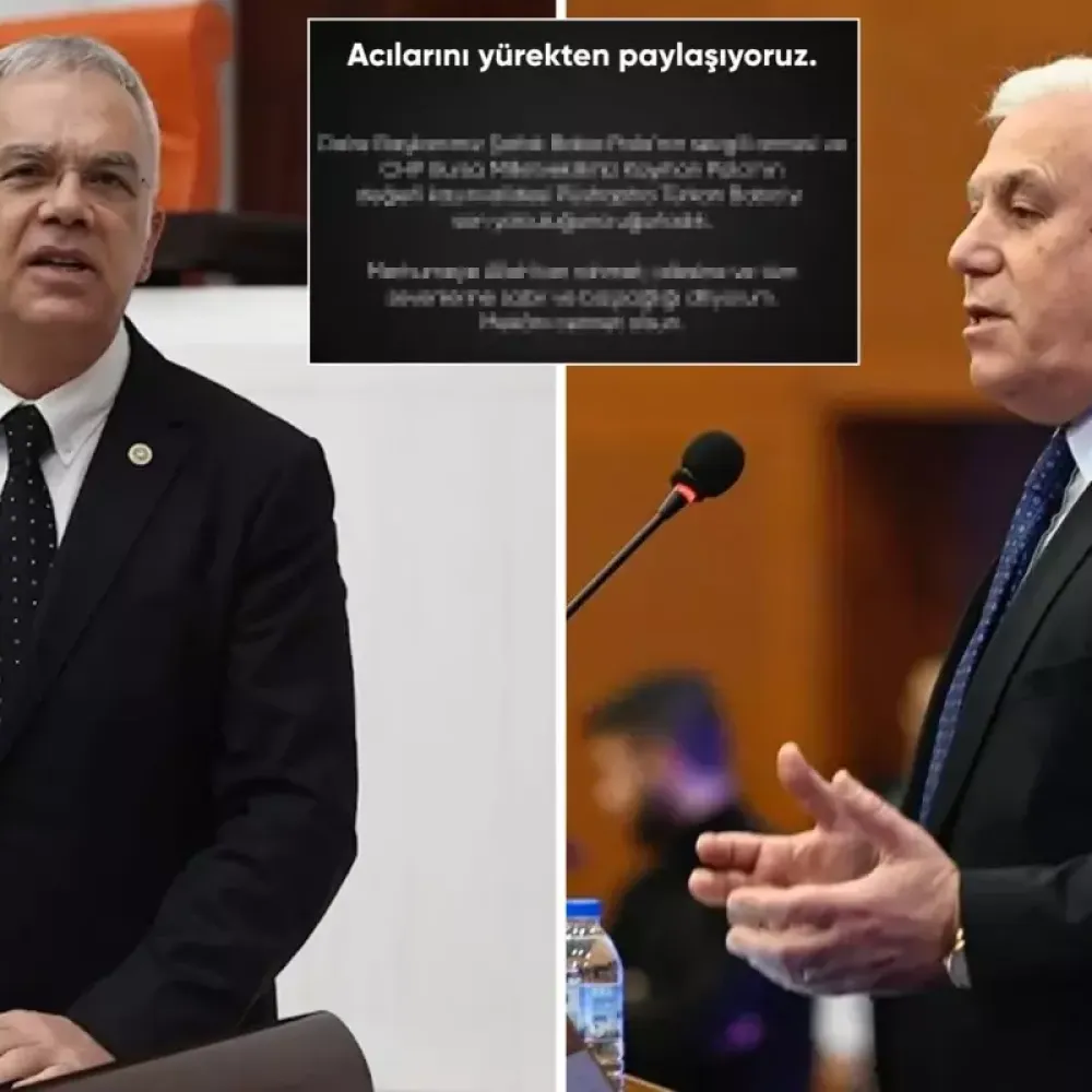 Taziye mesajı, Bursa Büyükşehir Belediyesi