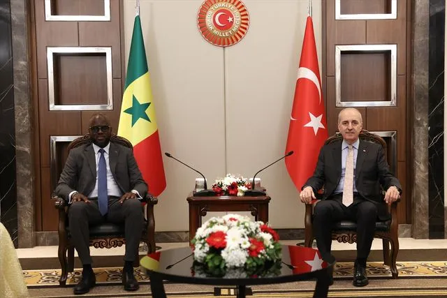 TBMM Başkanı Kurtulmuş, Senegal Ulusal Meclisi Başkanı Ndiaye ile görüştü