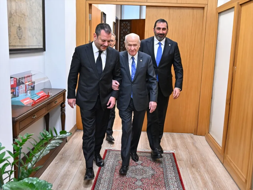 Trabzonspor Başkanı Devlet Bahçeli'yi Ziyaret Etti