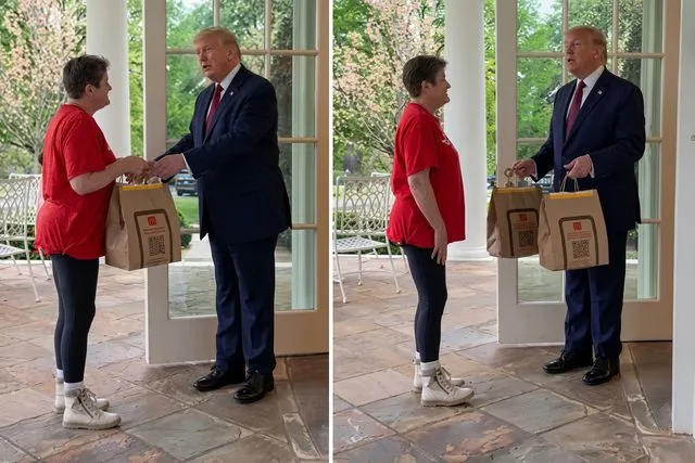 Trump’ın kapısına giden kurye neye uğradığını şaşırdı! O diyalog gündem oldu